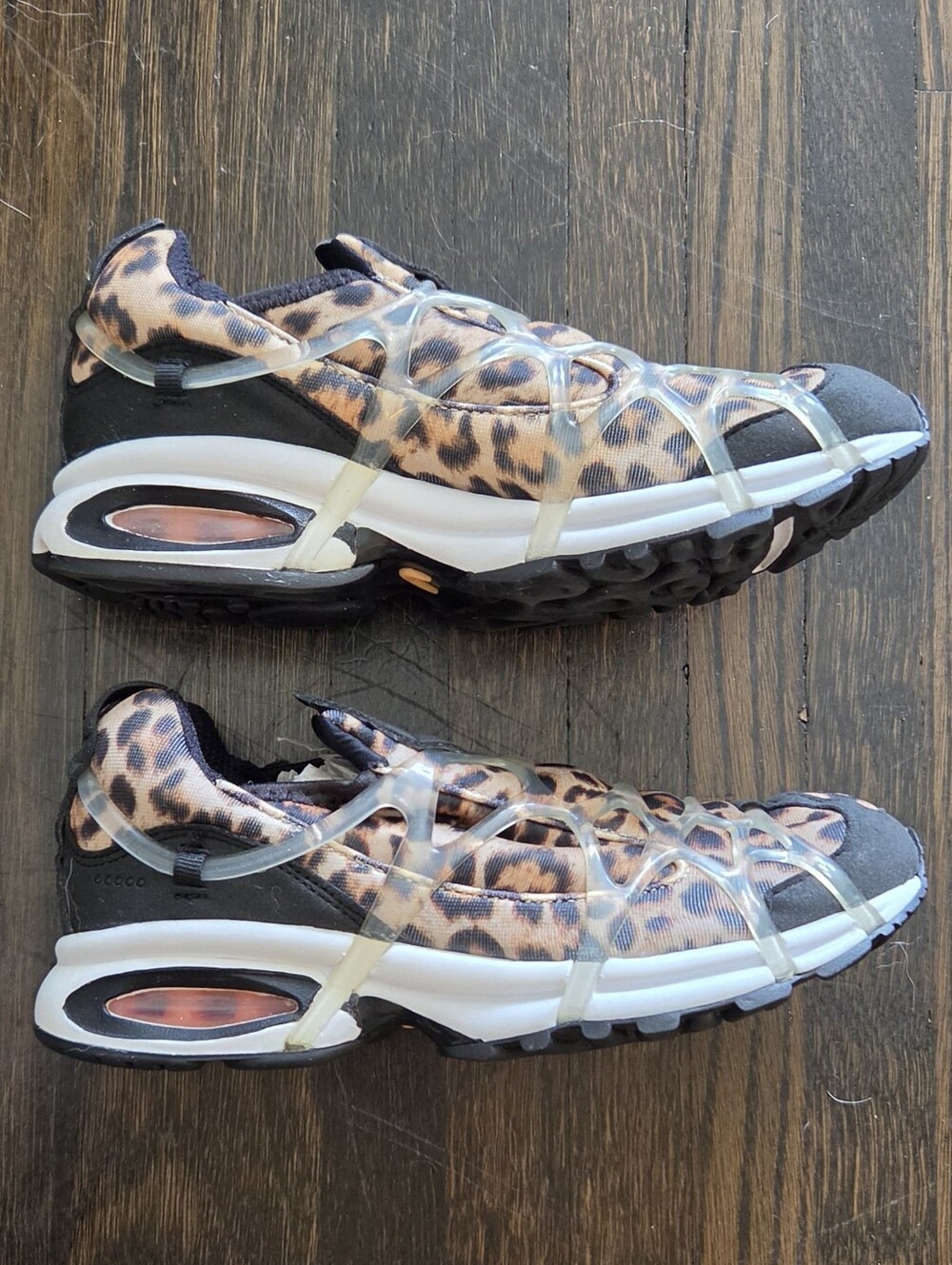 Nike Air Kukini SE Leopard (Black/Kumquat/White) Sneakers - Size 6 - Picture 12 of 13